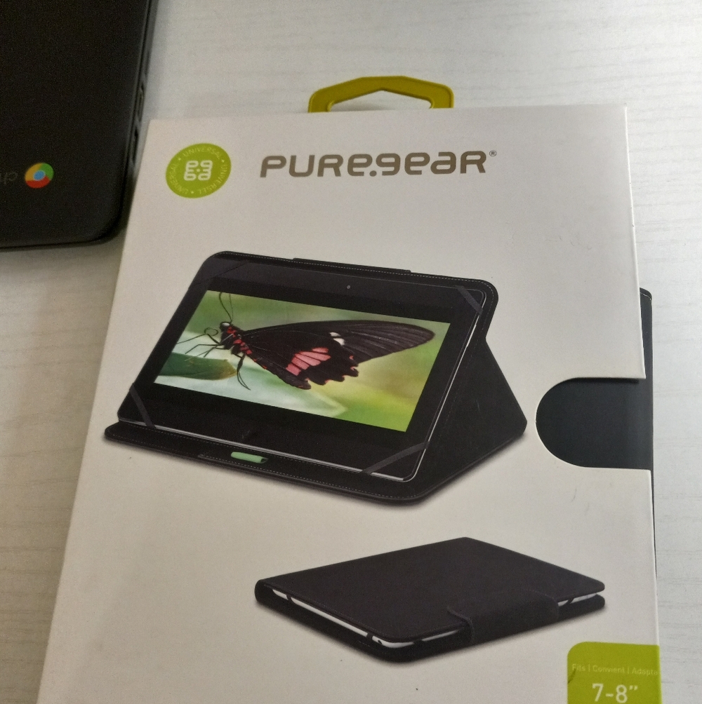 Black Folio Case for 7-8" Tablets